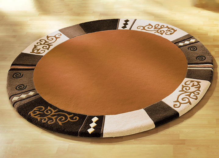 Bettumrandungen - Handgetuftete Brücken, Teppiche und Bettumrandungen, in Größe 103 (Brücke, 60x90 cm) bis 325 (Bettumrandung, 3-teilig), in Farbe BLAU Ansicht 11