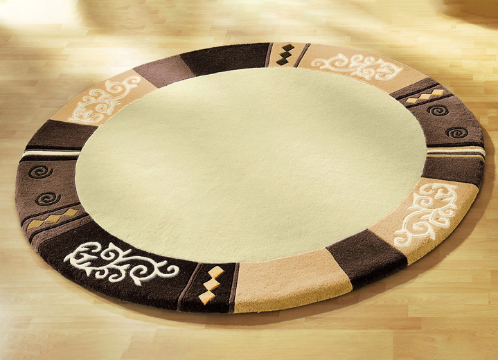 Bettumrandungen - Handgetuftete Brücken, Teppiche und Bettumrandungen, in Größe 103 (Brücke, 60x90 cm) bis 325 (Bettumrandung, 3-teilig), in Farbe GRAU Ansicht 10