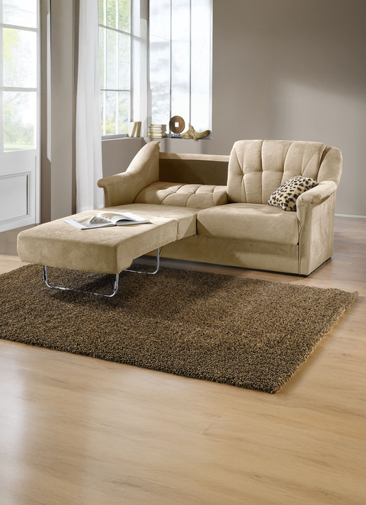 Klassische Möbel - Verwandlungssofa mit hochwertiger Polsterung, in Farbe TERRA Ansicht 6