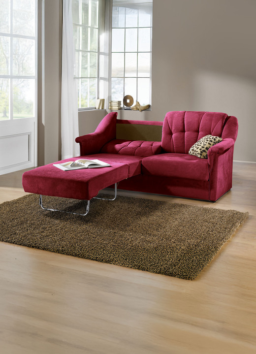 Klassische Möbel - Verwandlungssofa mit hochwertiger Polsterung, in Farbe TERRA Ansicht 3