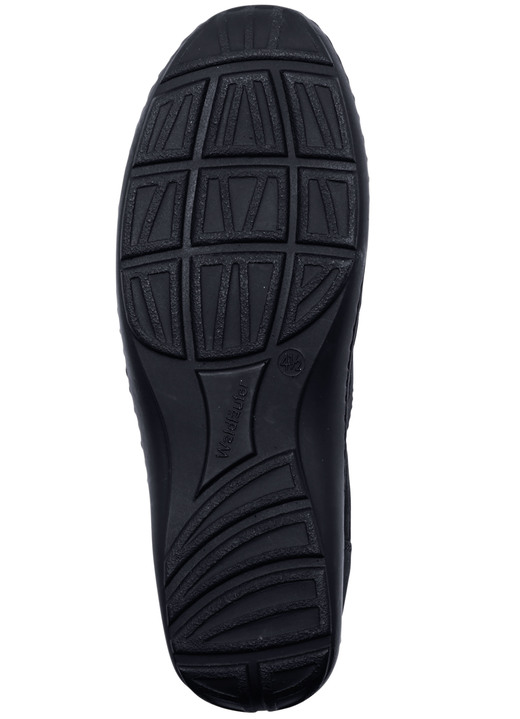 Slipper & Schnürschuhe - Waldläufer, bequeme Damen-Slipper, Weite H, mit herausnehmbarem Fußbett, in Größe 4 1/2 bis 8 1/2, in Farbe SILBERGRAU Ansicht 5