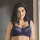 Soft-BH - Miss Mary BH mit elastischen Spitzeneinsätzen – Farbe MARINE – Ansicht 4 Soft-BH - Miss Mary BH mit elastischen Spitzeneinsätzen, in Größe 080 bis 120, in Cup H, in Farbe MARINE – Farbe MARINE – Ansicht 4