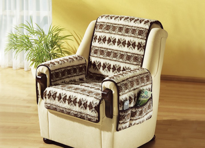 Sessel- & Sofaüberwürfe - Licardo Sessel- und Armlehnenschoner, in Farbe GEMUSTERT Ansicht 1