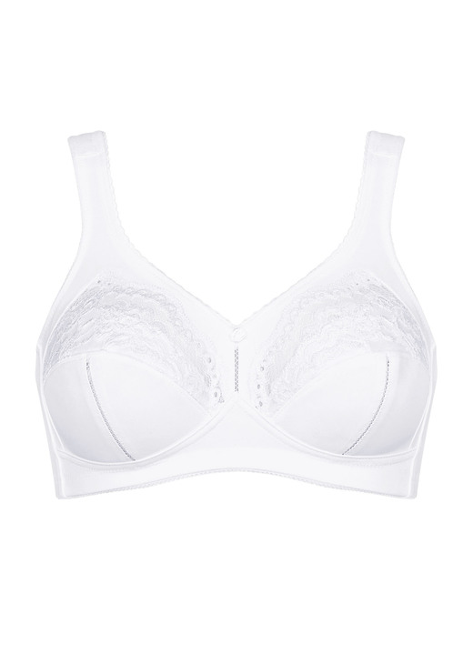 Soft-BH - Triumph-Allegra BH mit höchster Formkraft, in Größe 080 bis 115, in Cup C, in Farbe WEISS Ansicht 2