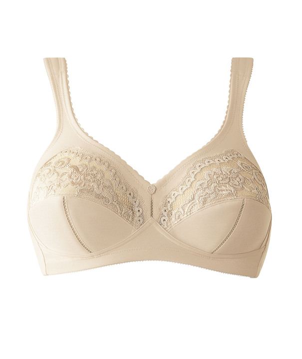 Soft-BH - Triumph-Allegra BH mit höchster Formkraft, in Größe 080 bis 115, in Cup C, in Farbe WEISS Ansicht 4