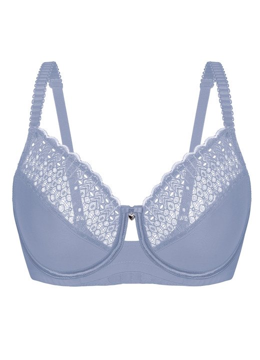 Bügel-BH - Sassa Zweierpack Bügel-BH, in Größe 075 bis 100, in Cup B, in Farbe 1X INDIGO, 1X WEISS Ansicht 13