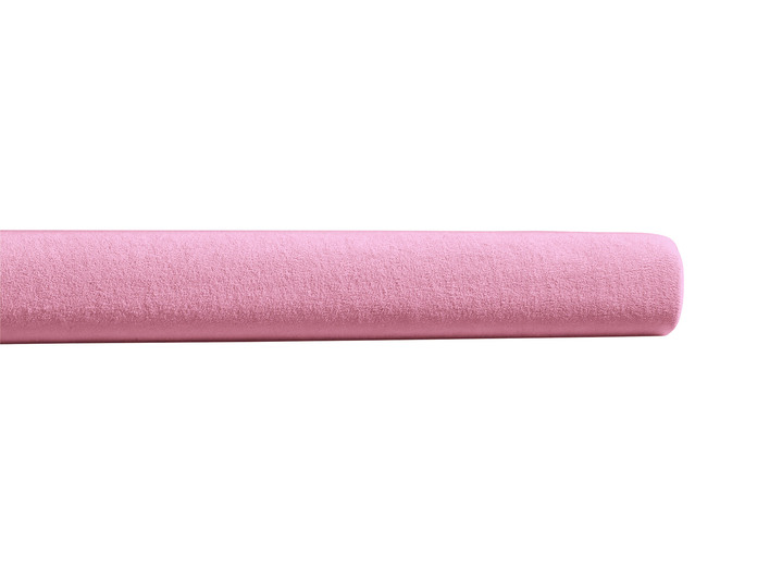 Spannbetttücher - Kuschelweiche Spannbetttücher aus hochwertigem Nicki-Velours, in Größe 133 (Spannbetttuch, 90–100/200 cm) bis 138 (Spannbetttuch, 180–200/200 cm), in Farbe ALTROSA Ansicht 1