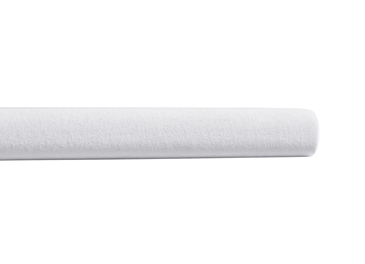 Spannbetttücher - Kuschelweiche Spannbetttücher aus hochwertigem Nicki-Velours, in Größe 133 (Spannbetttuch, 90–100/200 cm) bis 138 (Spannbetttuch, 180–200/200 cm), in Farbe SILBER Ansicht 1