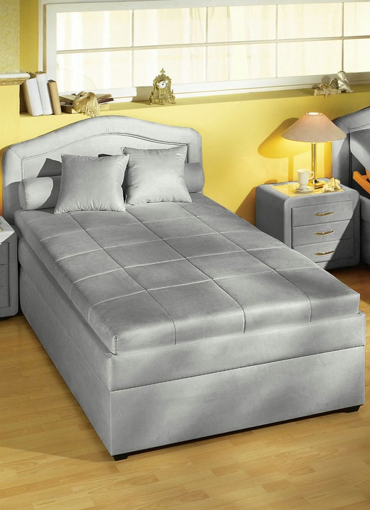 Polsterbetten - Komfortbett in verschiedenen Ausführungen, in Farbe GRAU Ansicht 1