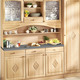 Küchenmöbel - Buffetschrank mit profilierter Front, in Farbe BUCHE