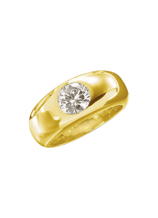 Damen-Edelsteinschmuck - Massiver Damenring in schwerer Ausführung, in Größe 160 bis 220, in Farbe  Ansicht 2