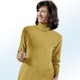 Langarm - Kombifreundlicher Pullover – Farbe MESSING Langarm - Kombifreundlicher Pullover, in Größe 038 bis 060, in Farbe WOLLWEISS