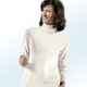 Langarm - Kombifreundlicher Pullover – Farbe WOLLWEISS Langarm - Kombifreundlicher Pullover, in Größe 038 bis 060, in Farbe WOLLWEISS