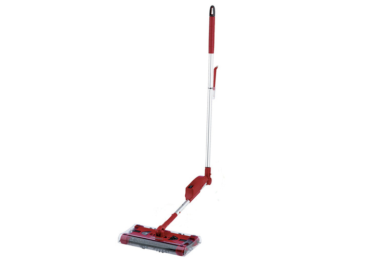 Reinigungsgeräte - Swivel Sweeper Akku-Besen mit Power-Akku, in Farbe ROT Ansicht 1