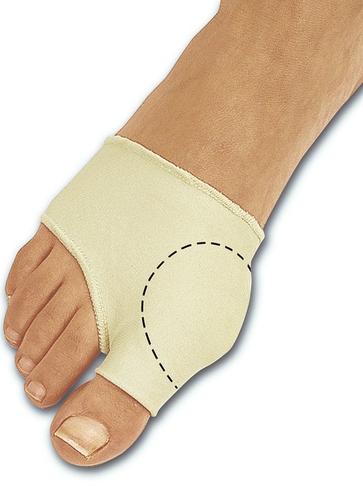 Gesunder Fuß - epitact Epithelium 26® Hallux valgus-Schutz, in Größe L bis S, in Farbe HAUT Ansicht 1