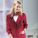 Strickjacken - Strickjacke mit Zopfstreifen – Farbe ROT Strickjacken - Strickjacke mit Zopfstreifen, in Größe 038 bis 054, in Farbe SCHWARZ