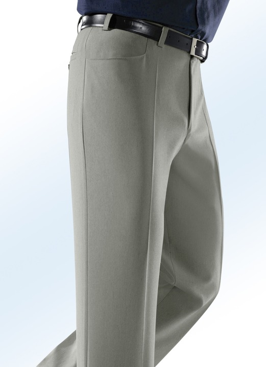 Hosen - „Klaus Modelle“-Hose mit Seitentaschen Hosen - „Klaus Modelle“-Hose mit Seitentaschen, in Größe 025 bis 060, in Farbe SCHILF MELIERT