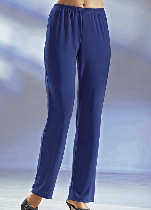 - KLAUS MODELLE  Hose mit Dehnbund in 6 Farben, in Größe 018 bis 056, in Farbe ROYALBLAU