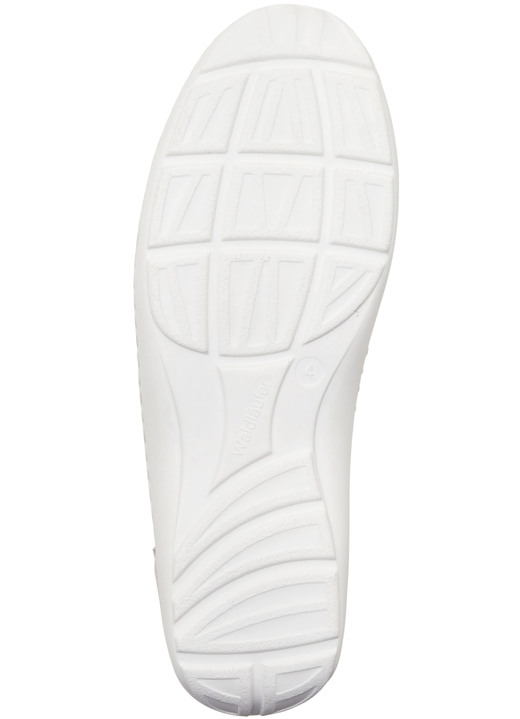 Slipper & Schnürschuhe - Waldläufer, bequeme Damen-Slipper, Weite H, mit herausnehmbarem Fußbett, in Größe 3 1/2 bis 8, in Farbe ECRU-BUNT Ansicht 6