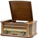 Nostalgiegeräte - Nostalgie-Stereoanlage im Echtholzgehäuse eiche rustikal, in Farbe BRAUN – Farbe BRAUN – Ansicht 2