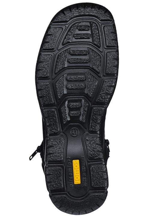 Stiefeletten - GINO GALANTE, gefütterte Herren-Boots, Winterschuhe, mit Lammfell, in Größe 040 bis 050, in Farbe SCHWARZ Ansicht 3