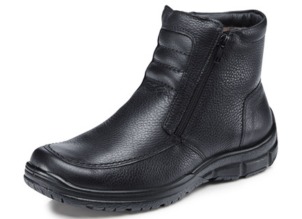 Stiefelette mit echtem Lammfellfutter