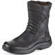 Stiefeletten - Stiefel mit Lammfellfutter, in Größe 040 bis 047, in Farbe SCHWARZ – Farbe SCHWARZ – Ansicht 1