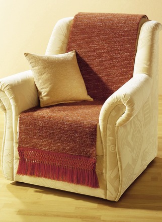 - Sessel- und Armlehnenschoner, in Größe 101 (Sesselschoner, 40x175 cm) bis 905 (2er-Set Kissenhüllen, 40x40 cm), in Farbe TERRA – Farbe TERRA – Ansicht 