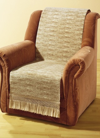- Sessel- und Armlehnenschoner, in Größe 101 (Sesselschoner, 40x175 cm) bis 905 (2er-Set Kissenhüllen, 40x40 cm), in Farbe TERRA – Farbe TERRA – Ansicht 
