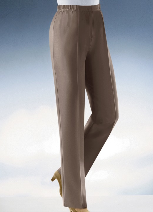 Hosen - Pflegeleichte Hose Ansicht 8 Hosen - Pflegeleichte Hose, in Größe 020 bis 060, in Farbe BEIGE Ansicht 8