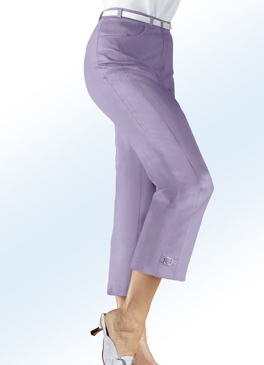 Hosen - Hose in 7/8 Länge, in Größe 018 bis 058, in Farbe FLIEDER Ansicht 1