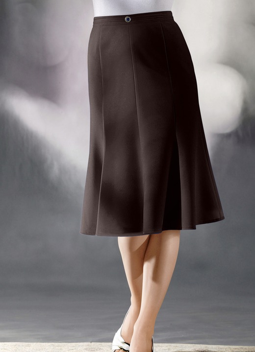 Röcke - 8-Bahnenrock, in Größe 019 bis 056, in Farbe ECRU Ansicht 4