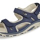 Sandaletten & Pantoletten - Waldläufer, sportliche Damen-Sandalen, Weite H, mit herausnehmbarem Fußbett, in Größe 3 1/2 bis 8, in Farbe MARINE-BEIGE