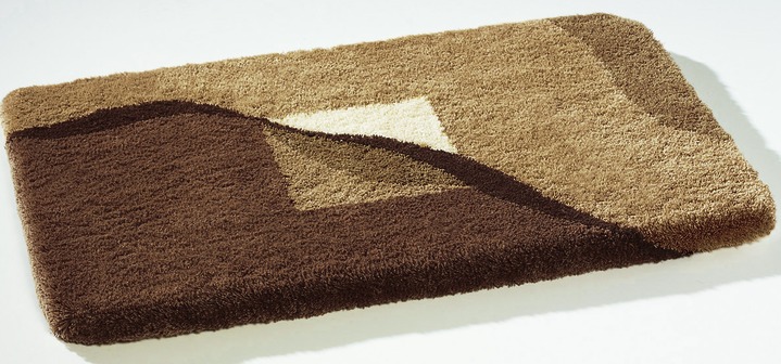 Badgarnituren - Badgarnitur der Marke Kleine Wolke, in Größe 100 (Vorleger halbrund, 50/80 cm) bis 112 (WC-Deckelbezug mit Kordel), in Farbe TERRA Ansicht 2