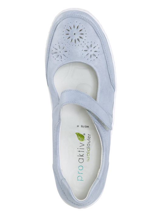 Slipper & Schnürschuhe - Waldläufer, bequeme Damen-Slipper, Weite H, mit herausnehmbarem Fußbett, in Größe 4 bis 8 1/2, in Farbe NATURWEISS Ansicht 11