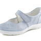 Slipper & Schnürschuhe - Waldläufer, bequeme Damen-Slipper, Weite H, mit herausnehmbarem Fußbett, in Größe 4 bis 8 1/2, in Farbe BLEU – Farbe BLEU – Ansicht 1