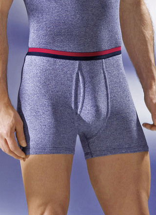 Zweierpack Unterhosen, kurz aus Feinripp, Thermowäsche