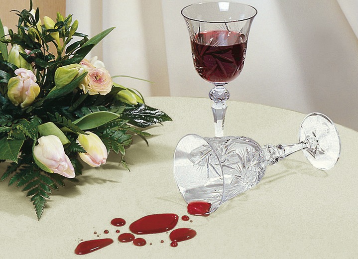 Tischdecken - Tischdecke aus 100% Baumwolle mit Acryl-Versiegelung, in Größe 110 (Tischdecke, 110/140 cm) bis 190 (Tischdecke oval, 140/190 cm), in Farbe TERRA Ansicht 3