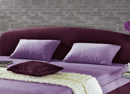 Wohnaccessoires - 2-teiliges Kissen-Set, in Farbe LILA