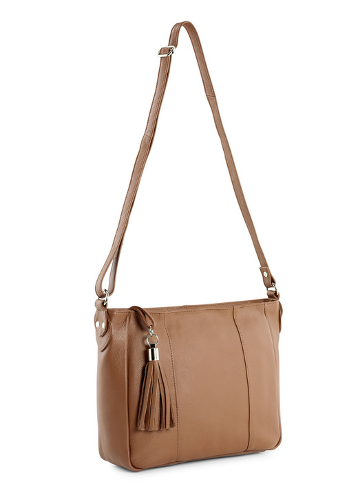 Taschen - Laurina, Tasche, Damen, mit verstellbarem Umhängeriemen, in Farbe COGNAC Ansicht 1