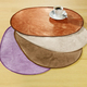 Tischdecken - Klassisch marmorierte Wachstuch-Tischdecke – Farbe TERRA – Ansicht 6 Tischdecken - Klassisch marmorierte Wachstuch-Tischdecke, in Größe 108 (Tischdecke, 80/ 80 cm) bis 220 (Tischdecke, oval, 155/220 cm), in Farbe TERRA – Farbe TERRA – Ansicht 6