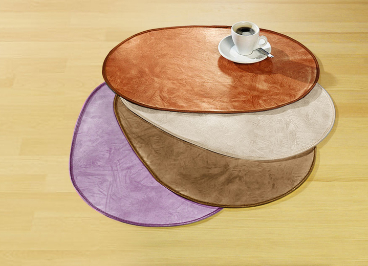 Tischdecken - Klassisch marmorierte Wachstuch-Tischdecke Ansicht 5 Tischdecken - Klassisch marmorierte Wachstuch-Tischdecke, in Größe 108 (Tischdecke, 80/ 80 cm) bis 220 (Tischdecke, oval, 155/220 cm), in Farbe CREME Ansicht 5