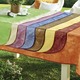 Tischdecken - Klassisch marmorierte Wachstuch-Tischdecke – Farbe TERRA – Ansicht 3 Tischdecken - Klassisch marmorierte Wachstuch-Tischdecke, in Größe 108 (Tischdecke, 80/ 80 cm) bis 220 (Tischdecke, oval, 155/220 cm), in Farbe TERRA – Farbe TERRA – Ansicht 3
