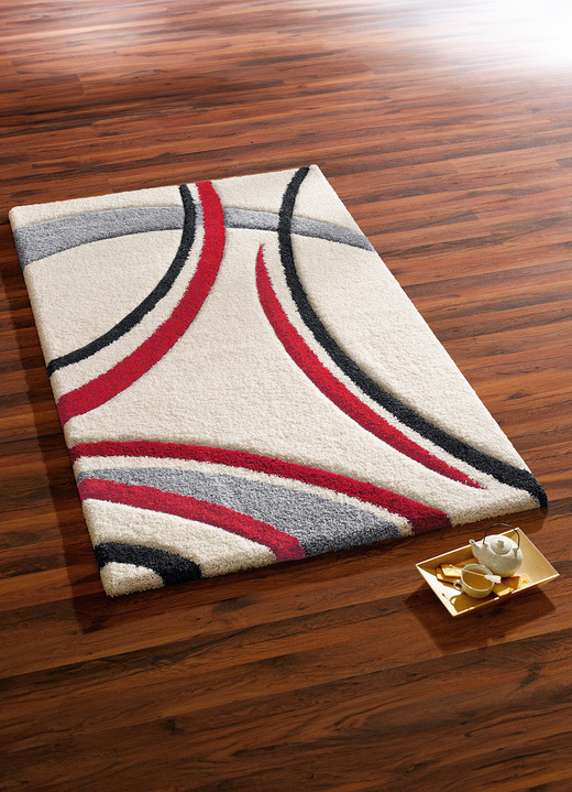 Modern - Brücken und Teppiche in angenehmer, hochwertiger Qualität, in Größe 111 (Brücke, 60x110 cm) bis 288 (Teppich, 240x340 cm), in Farbe SILBER Ansicht 7