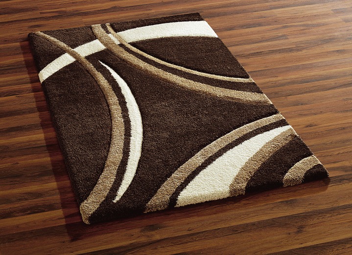 Modern - Brücken und Teppiche in angenehmer, hochwertiger Qualität, in Größe 111 (Brücke, 60x110 cm) bis 288 (Teppich, 240x340 cm), in Farbe SILBER Ansicht 4