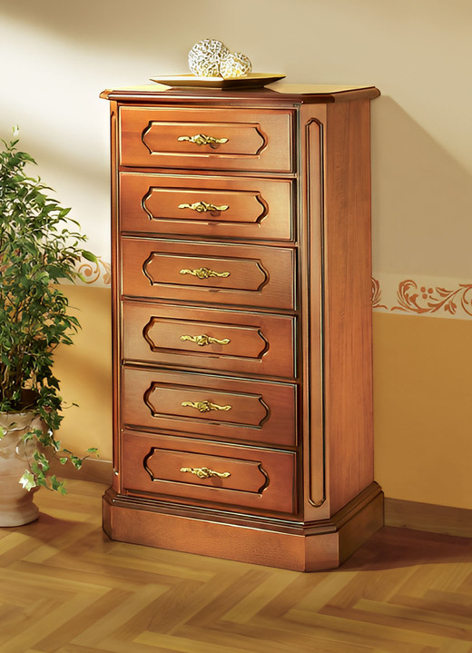 Kommoden - Schubladenkommode, in Farbe KIRSCHBAUM Ansicht 1