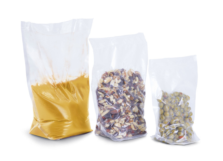 - Stand-Vakuumfolienbeutel passend zu Vakuumierer, in Farbe TRANSPARENT Ansicht 3