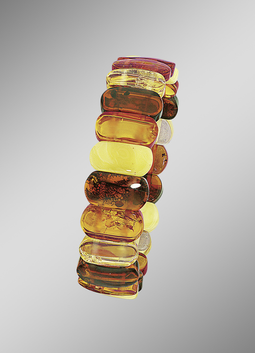 Armbänder - Armband, echte bunte Naturbernsteine, in Farbe  Ansicht 1
