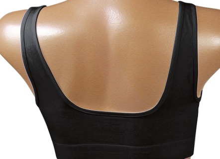 Soft-BH - Ahh Bra, 3er-Bustier-Set, in Größe 3XL bis XXL, in Farbe ROSA TUERKIS FLIEDER – Farbe WEISS BEIGE SCHWARZ – Ansicht 