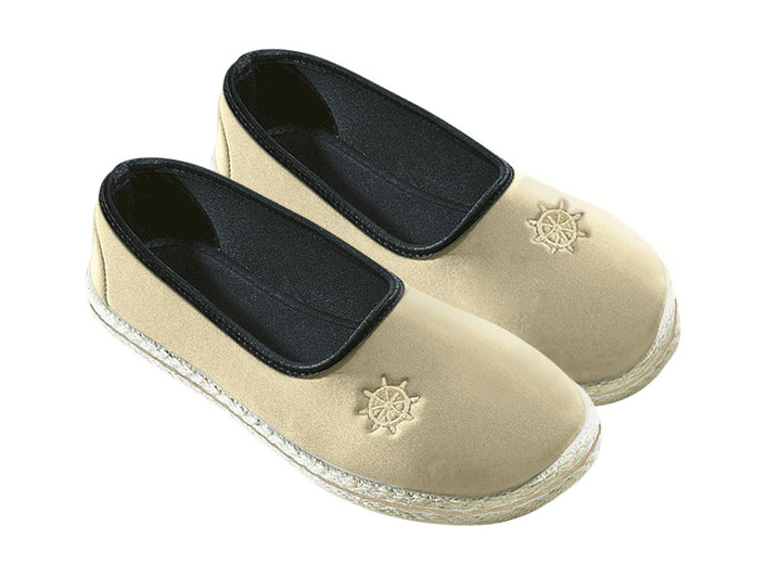 Pumps & Ballerina - Bequeme und trendige Stretch-Ballerina, in Größe 037 bis 042, in Farbe BLAU Ansicht 4